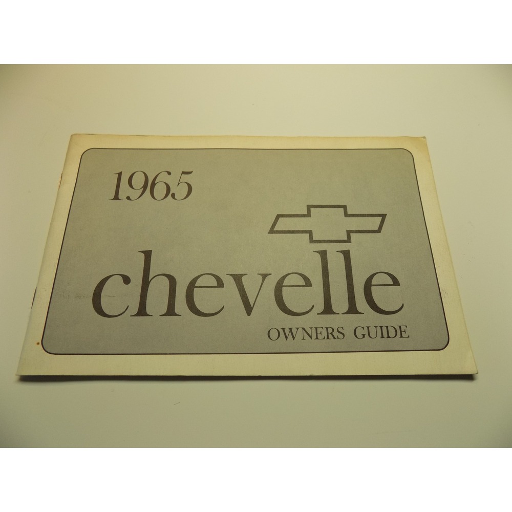 1965 Chevrolet Chevelle Owners Guide Original Manual El Camino Malibu 3859591